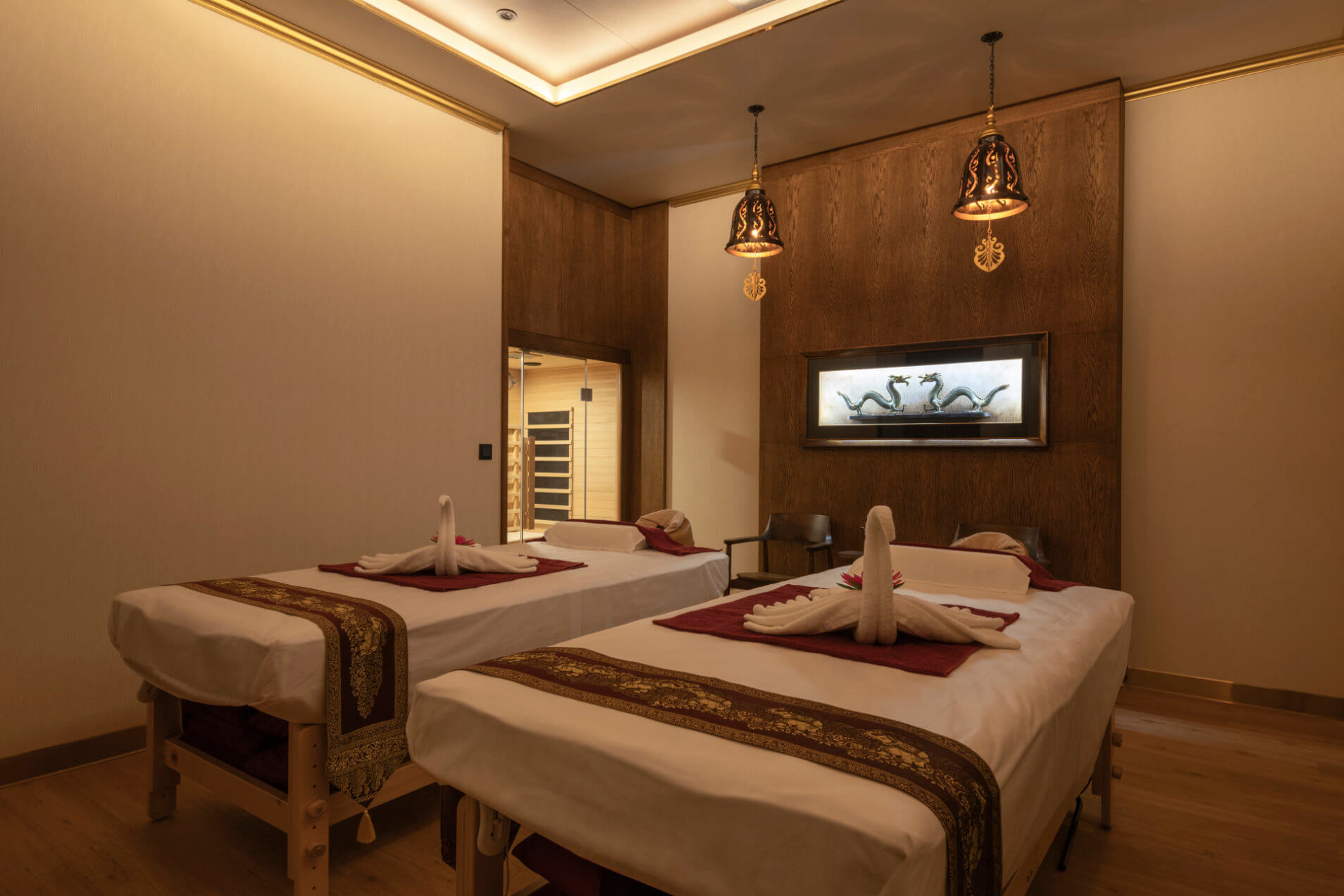 Projekt wnętrza salonu masażu Thailantis - Thai Massage&Spa