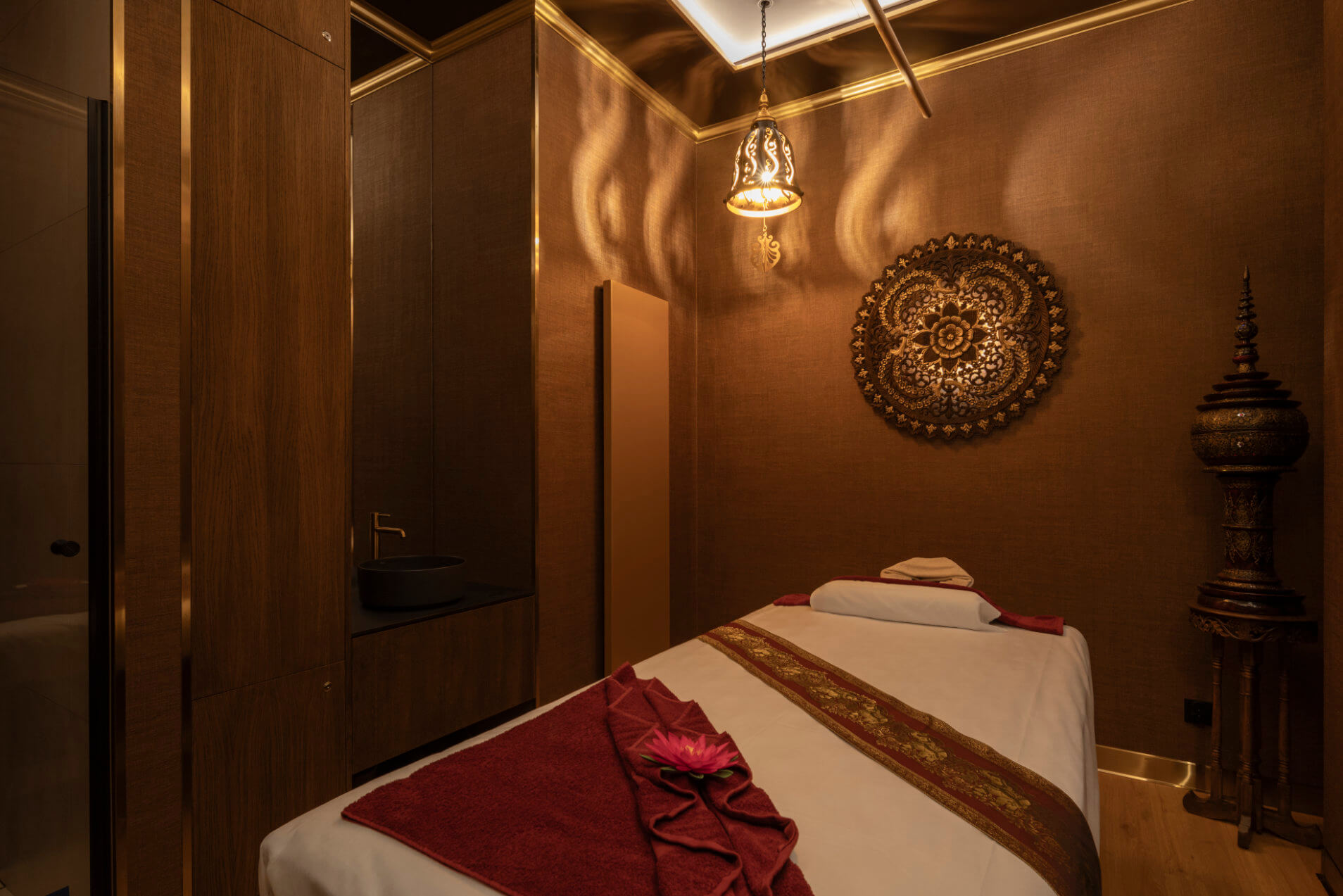Projektowanie wnętrz w Krakowie - salon masażu Thailantis - Thai Massage&Spa