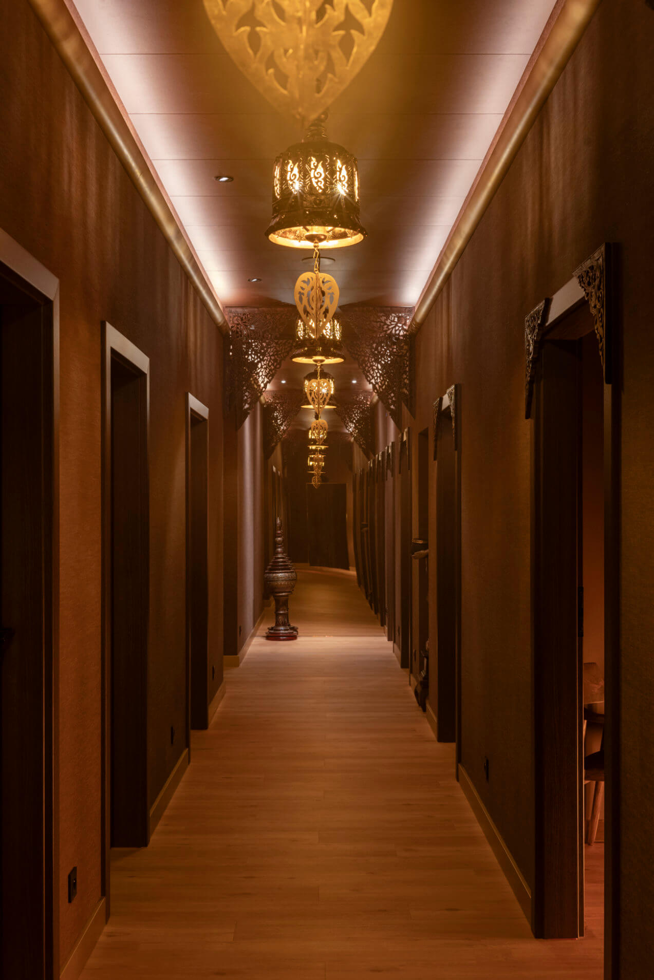 Thailantis - Thai Massage&Spa projekt korytarza