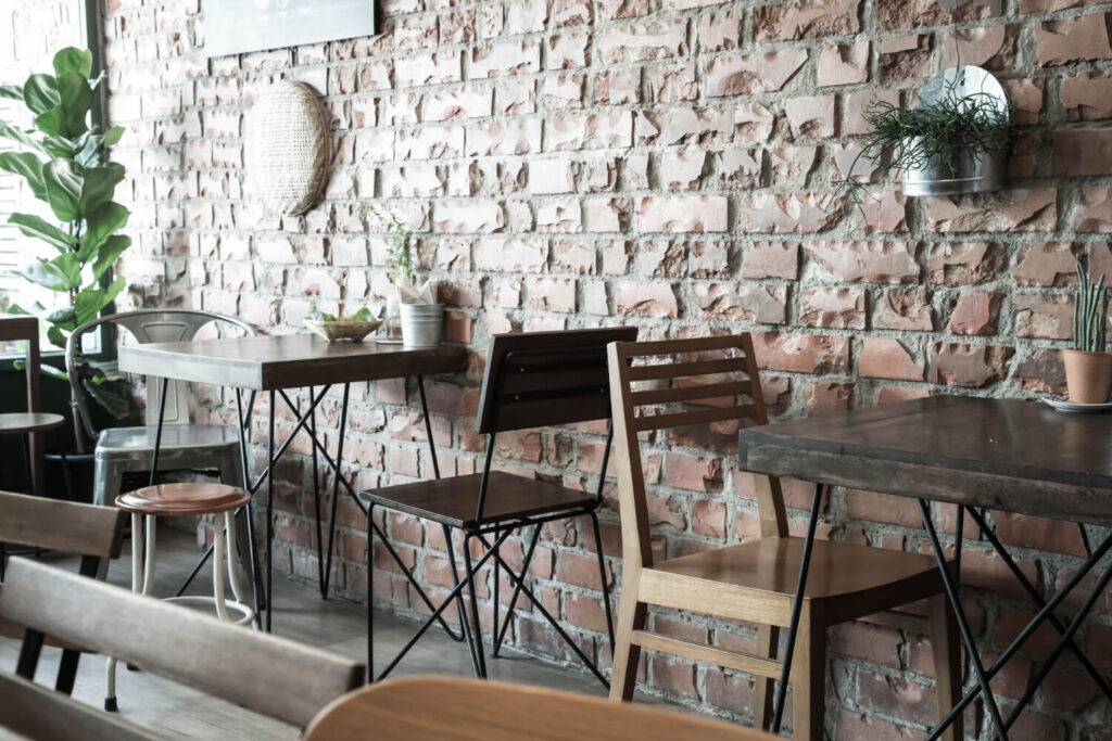 restauracja w stylu loftowym aranżacja